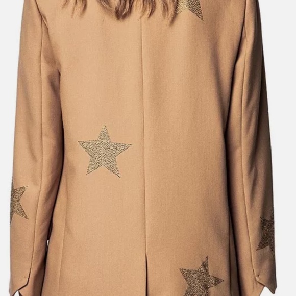 Zadig & Voltaire Viva Etoiles Star Strass Blazer Jacket Size 34 - Picture 8 of 13
